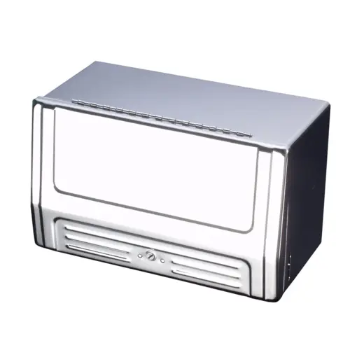 Paper Towel Dispenser 7.5X6.25X12 IN Stainless Steel Wall Mount Silver Single Fold Paper Towel Dispenser 7.5X6.25X12 IN Stainless Steel Wall Mount Silver Single Fold