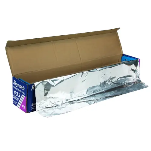 Foil Roll 24IN X500FT Aluminum Extra Heavy Duty Silver Foil Roll 24IN X500FT Aluminum Extra Heavy Duty Silver