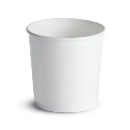 Food Container Base 16 OZ Single Wall Poly-Coated Paper White Round - pack of 1000 Food Container Base 16 OZ Single Wall Poly-Coated Paper White Round - pack of 1000