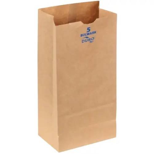 Duro Bag 5.25X3.5X11 IN Virgin Paper 52# Extra Heavy Kraft With Self-Opening (SOS) Closure - pack of 400 Duro Bag 5.25X3.5X11 IN Virgin Paper 52# Extra Heavy Kraft With Self-Opening (SOS) Closure - pack of 400