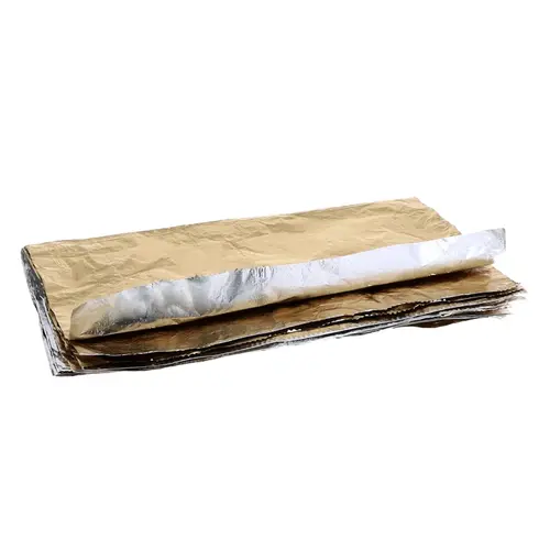 Foil Sheets 9X10.75 IN Aluminum Gold - pack of 2400 Foil Sheets 9X10.75 IN Aluminum Gold - pack of 2400