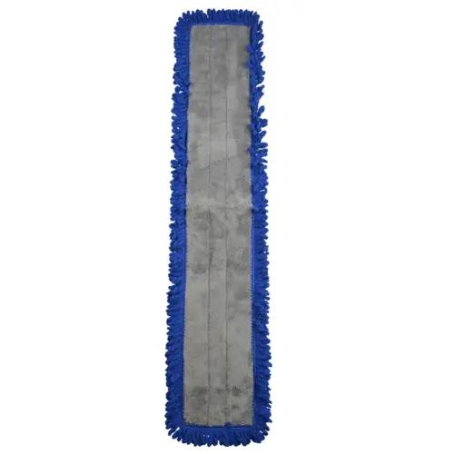 Dust Mop 5X36 IN Blue Microfiber Loop End Dust Mop 5X36 IN Blue Microfiber Loop End