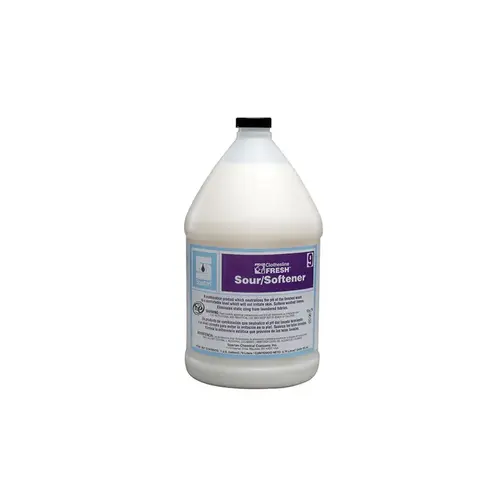 Clothesline Fresh Sour/Softener 9 Mild Scent Laundry Sour & Softener 1 GAL Acidic Liquid Opaque White - pack of 4 Clothesline Fresh Sour/Softener 9 Mild Scent Laundry Sour & Softener 1 GAL Acidic Liquid Opaque White - pack of 4