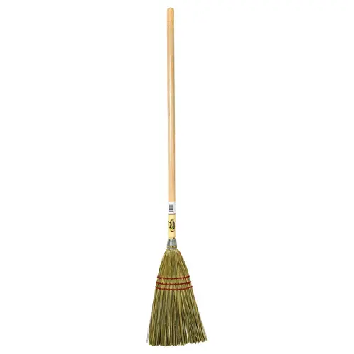 Bristles Lobby Broom 7 LB 30IN Natural Wood Natural Fiber Bristles Lobby Broom 7 LB 30IN Natural Wood Natural Fiber