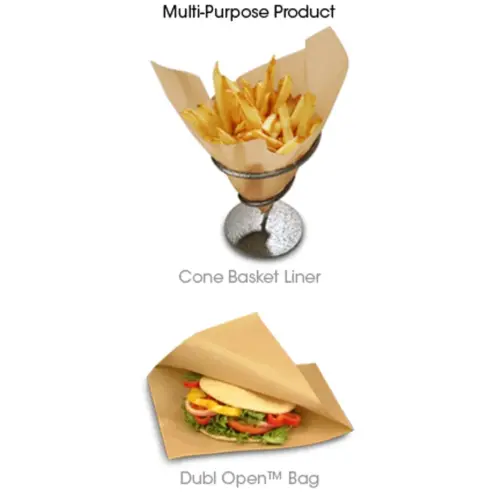 Bagcraft EcoCraft Dubl Open Bag 9X10 IN Wax Coated Paper Kraft Grease Resistant - pack of 1000 Bagcraft EcoCraft Dubl Open Bag 9X10 IN Wax Coated Paper Kraft Grease Resistant - pack of 1000