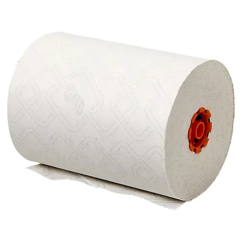 Scott Roll Paper Towel MOD 8IN X580FT White Slim Roll Orange Core - pack of 6 Scott Roll Paper Towel MOD 8IN X580FT White Slim Roll Orange Core - pack of 6