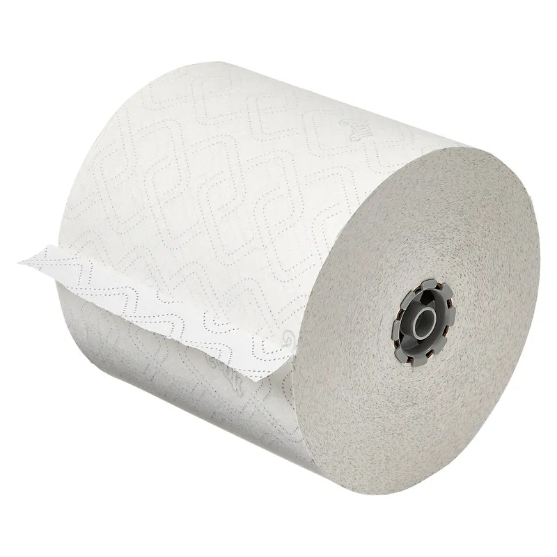 Kimberly-Clark Scott Roll Paper Towel 7.5IN X1150FT White Standard Roll Core Gray Code - pack of 6 25703