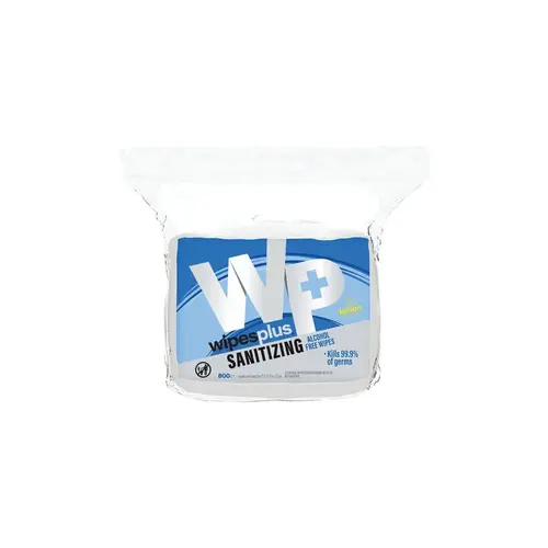 WipesPlus Citrus Scent Sanitizer Wipe Alcohol-Free Antibacterial White - pack of 4 WipesPlus Citrus Scent Sanitizer Wipe Alcohol-Free Antibacterial White - pack of 4