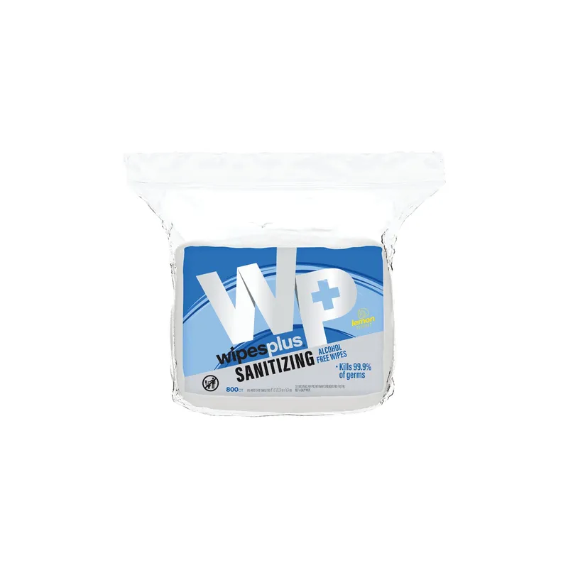 CFS Brands WipesPlus Citrus Scent Sanitizer Wipe Alcohol-Free Antibacterial White - pack of 4 37302 CFS Brands WipesPlus Citrus Scent Sanitizer Wipe Alcohol-Free Antibacterial White - pack of 4 37302