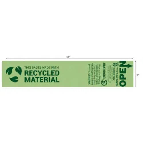 Pull-N-Pak Produce Bag Roll 15X20 IN Plastic 7.25MIC Green - pack of 3000 Pull-N-Pak Produce Bag Roll 15X20 IN Plastic 7.25MIC Green - pack of 3000