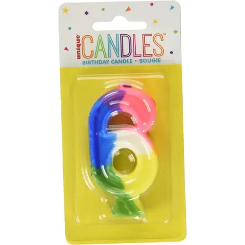 Candle Multicolor #6 - pack of 6 Candle Multicolor #6 - pack of 6
