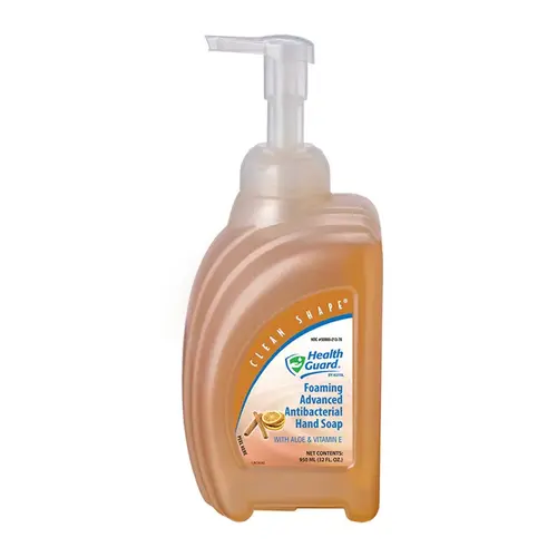 Health Guard Hand Soap Foam 950 mL Citrus Spice Yellow Antibacterial - pack of 8 Health Guard Hand Soap Foam 950 mL Citrus Spice Yellow Antibacterial - pack of 8