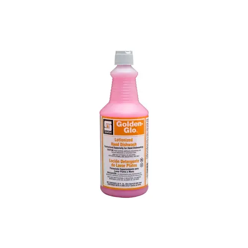 Golden-Glo Fresh Scent Dish Detergent Manual Dish Detergent 1 QT Neutral Lotionized Mild Pink - pack of 12 Golden-Glo Fresh Scent Dish Detergent Manual Dish Detergent 1 QT Neutral Lotionized Mild Pink - pack of 12