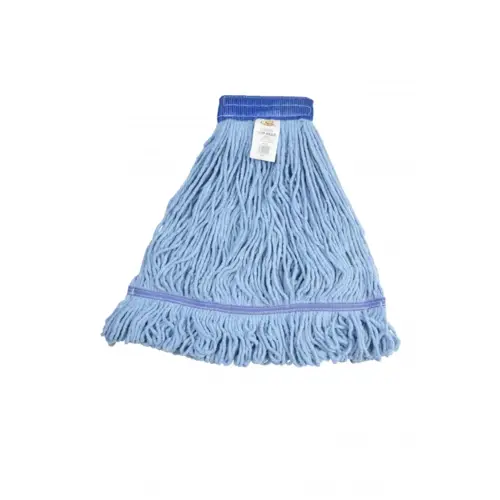 Mop Head Large (LG) Blue Cotton 4PLY Loop End 5IN Headband Mop Head Large (LG) Blue Cotton 4PLY Loop End 5IN Headband