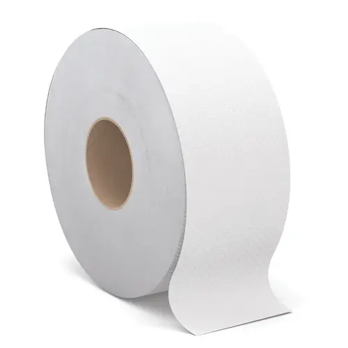 Cascades PRO Toilet Paper & Tissue Roll 9IN X2000FT 1PLY White Jumbo (JRT) - pack of 12 Cascades PRO Toilet Paper & Tissue Roll 9IN X2000FT 1PLY White Jumbo (JRT) - pack of 12