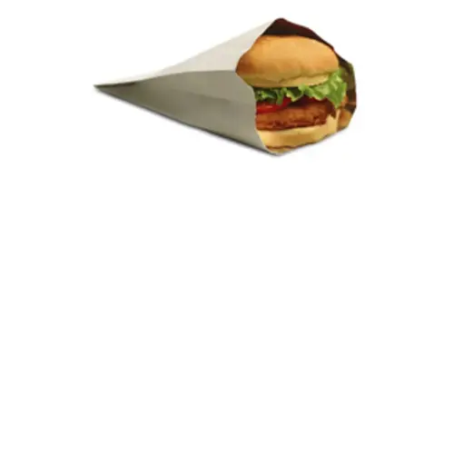 Sandwich Bag 5.5X2X7 IN Foil-Lined Paper - pack of 1000 Sandwich Bag 5.5X2X7 IN Foil-Lined Paper - pack of 1000
