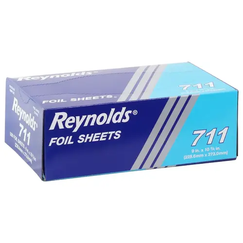 Foil Sheets 9X10.75 IN Aluminum Silver Pop-Up - pack of 3000 Foil Sheets 9X10.75 IN Aluminum Silver Pop-Up - pack of 3000