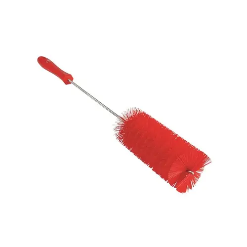 Vikan Tube Brush 19.7X2.6X2.4 IN Medium (MED) PP Polyester Stainless Steel Red Vikan Tube Brush 19.7X2.6X2.4 IN Medium (MED) PP Polyester Stainless Steel Red