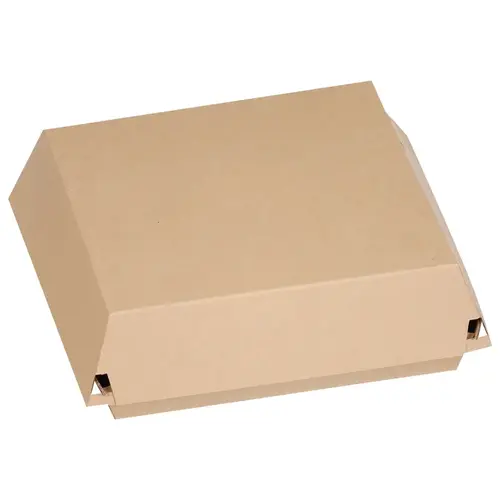 Take-Out Box Hinged 9X8.75X3 IN Corrugated Cardboard Kraft Square - pack of 200 Take-Out Box Hinged 9X8.75X3 IN Corrugated Cardboard Kraft Square - pack of 200