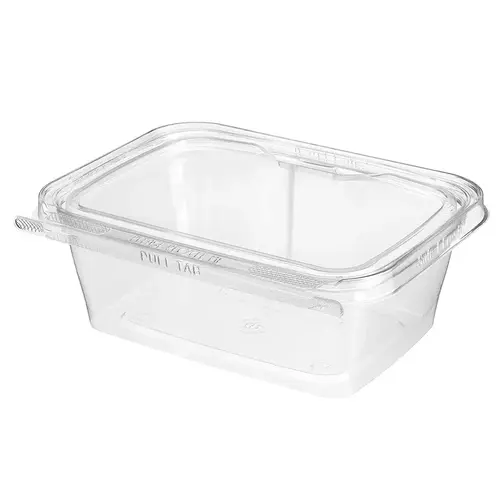 Safe-T-Fresh Deli Container Base & Lid Combo 30 OZ RPET Rectangle - pack of 200 Safe-T-Fresh Deli Container Base & Lid Combo 30 OZ RPET Rectangle - pack of 200