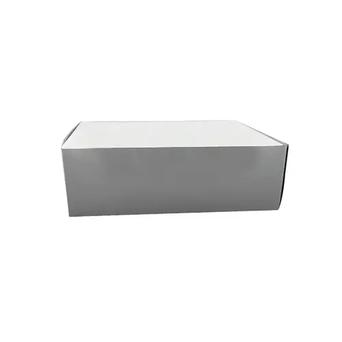Easy Lock Cake Box 18X14X5 IN SUS Paperboard CRB White Rectangle Lock Corner 1-Piece - pack of 50 Easy Lock Cake Box 18X14X5 IN SUS Paperboard CRB White Rectangle Lock Corner 1-Piece - pack of 50