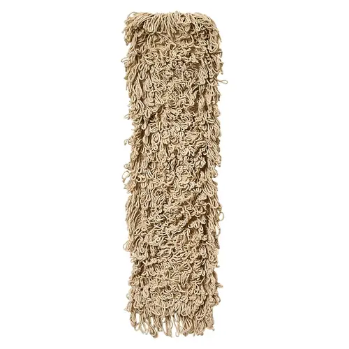 Bristles Dust Mop 24X5 IN Natural Cotton Loop End Launderable Bristles Dust Mop 24X5 IN Natural Cotton Loop End Launderable