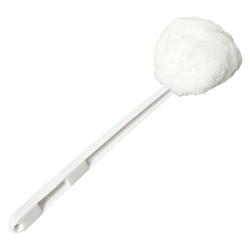 JANICO 4100 Bristles Toilet Bowl Mop Plastic Acrylic White Round Swab