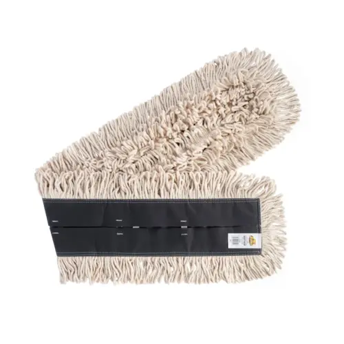 Bristles Dust Mop 48X5 IN White Synthetic Fiber 4PLY Loop End Disposable Bristles Dust Mop 48X5 IN White Synthetic Fiber 4PLY Loop End Disposable