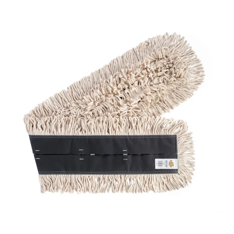 JANICO 3548 Bristles Dust Mop 48X5 IN White Synthetic Fiber 4PLY Loop End Disposable