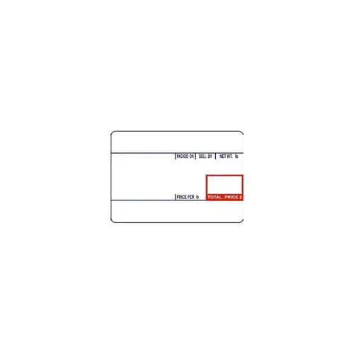 CAS 1493 CAS LP-1000 UPC Scale Label 2.28X1.57 IN UPC - pack of 8400 CAS 1493 CAS LP-1000 UPC Scale Label 2.28X1.57 IN UPC - pack of 8400