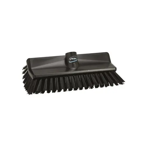 Vikan Brush 10.4X5.9X3.9 IN Medium (MED) PP Polyester Stainless Steel Black High-Low Vikan Brush 10.4X5.9X3.9 IN Medium (MED) PP Polyester Stainless Steel Black High-Low