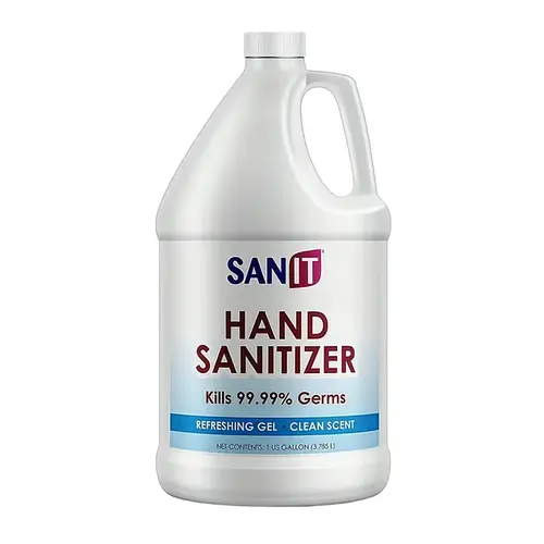 SanIt Hand Sanitizer Gel 1 GAL With Pump - pack of 4 SanIt Hand Sanitizer Gel 1 GAL With Pump - pack of 4