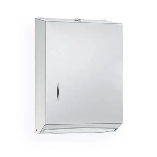 Paper Towel Dispenser Stainless Steel Surface Mount Satin With Tumbler Lock Paper Towel Dispenser Stainless Steel Surface Mount Satin With Tumbler Lock