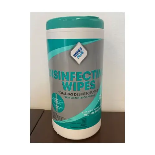 WipesPlus Fresh Scent One-Step Disinfectant Multi Surface Wipe Non-Ammoniated Bleach-Free White - pack of 6 WipesPlus Fresh Scent One-Step Disinfectant Multi Surface Wipe Non-Ammoniated Bleach-Free White - pack of 6