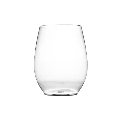 Renaissance Cup Goblet Stemless Wine 12 OZ Plastic Clear - pack of 64 Renaissance Cup Goblet Stemless Wine 12 OZ Plastic Clear - pack of 64