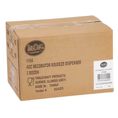 Squeeze Bottle 1.5X5.75 IN 4 OZ LDPE Natural - pack of 24 Squeeze Bottle 1.5X5.75 IN 4 OZ LDPE Natural - pack of 24