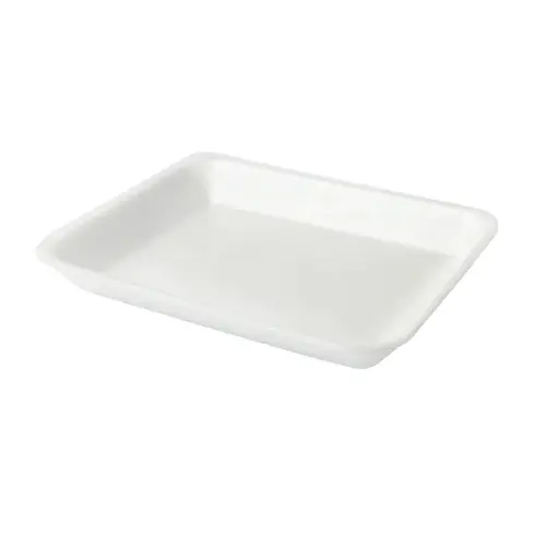 10X14 Meat Tray 13.81X9.25X0.71 IN 1 Compartment Polystyrene Foam White Rectangle - pack of 100 10X14 Meat Tray 13.81X9.25X0.71 IN 1 Compartment Polystyrene Foam White Rectangle - pack of 100
