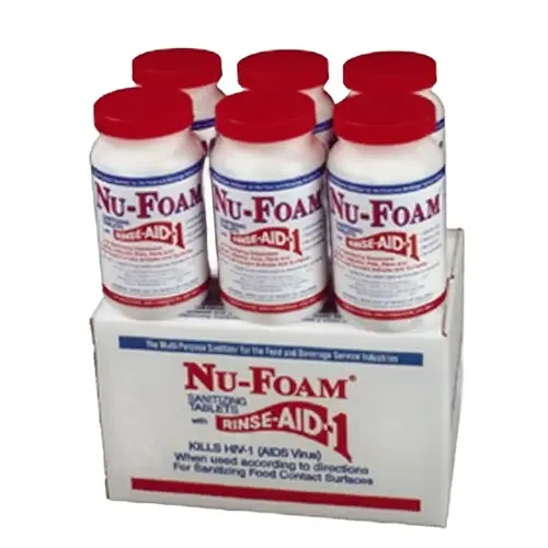Nu-Foam Sanitizer Tablet Rinse Aid - pack of 600 Nu-Foam Sanitizer Tablet Rinse Aid - pack of 600