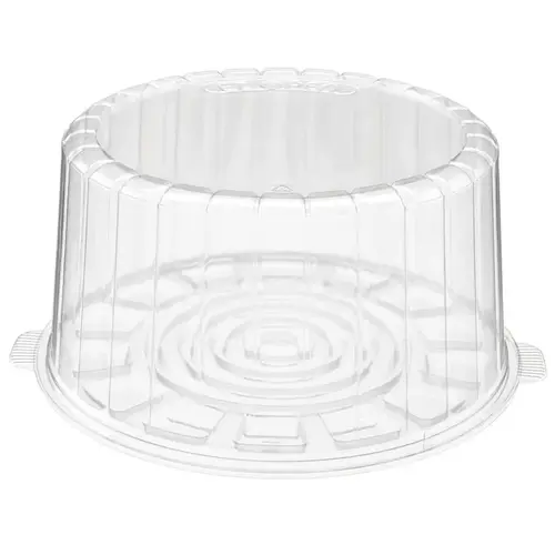 Essentials Cake Container & Lid Combo 11X12.4375X5.75 IN RPET Clear Round Double-Layer - pack of 50 Essentials Cake Container & Lid Combo 11X12.4375X5.75 IN RPET Clear Round Double-Layer - pack of 50