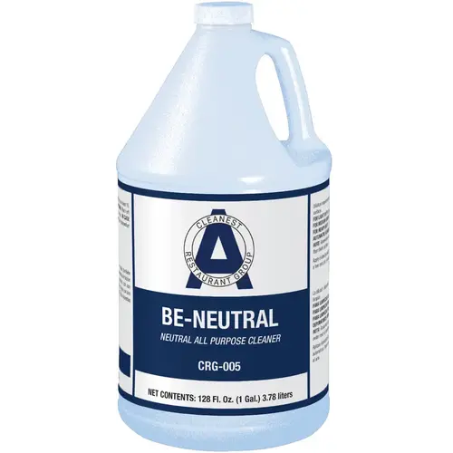 Be Neutral Lemon Floor Cleaner 1 GAL Alkaline Yellow - pack of 4 Be Neutral Lemon Floor Cleaner 1 GAL Alkaline Yellow - pack of 4
