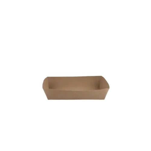 Food Tray 8.5X5.5X2 IN Paper Kraft - pack of 500 Food Tray 8.5X5.5X2 IN Paper Kraft - pack of 500