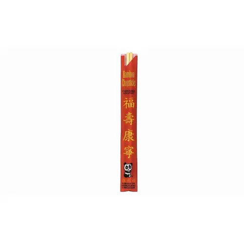 Chopsticks 8.76 IN Bamboo Red Separated With Sleeve - pack of 1000 Chopsticks 8.76 IN Bamboo Red Separated With Sleeve - pack of 1000