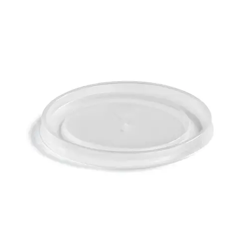 Lid Flat PS Translucent Round For 16-32 OZ Container - pack of 500 Lid Flat PS Translucent Round For 16-32 OZ Container - pack of 500