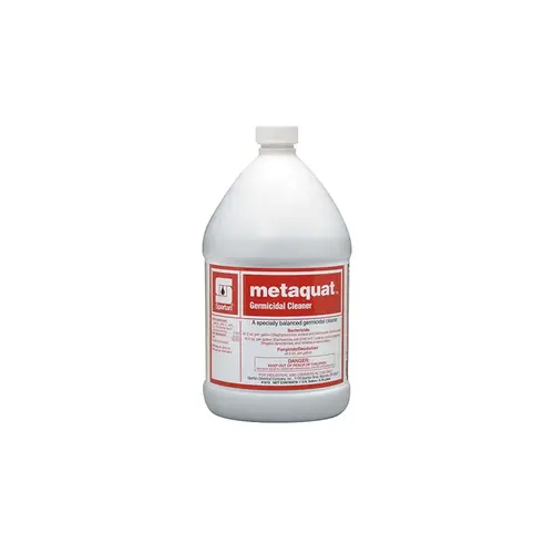 metaquat Fragrance Free Disinfectant Cleaner 1 GAL Alkaline Germicidal - pack of 4 metaquat Fragrance Free Disinfectant Cleaner 1 GAL Alkaline Germicidal - pack of 4