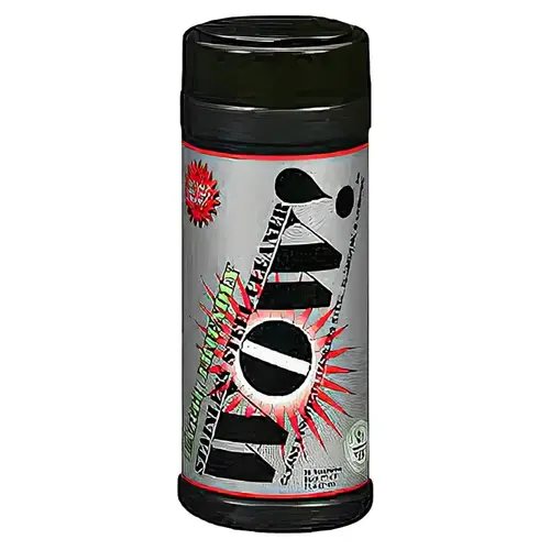 WOW! Citrus Scent Stainless Steel Cleaner & Protectant Wipe Bio-Based Clear - pack of 6 WOW! Citrus Scent Stainless Steel Cleaner & Protectant Wipe Bio-Based Clear - pack of 6