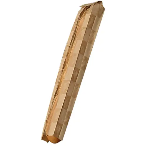 Bagcraft EcoCraft Dubl Panel Baguette Bread Bag 4.5X2X24 IN Paper Kraft Artisan With Window - pack of 500 Bagcraft EcoCraft Dubl Panel Baguette Bread Bag 4.5X2X24 IN Paper Kraft Artisan With Window - pack of 500