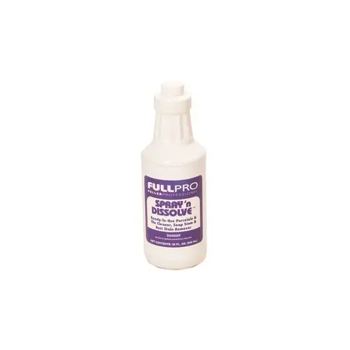 Fuller Spray 'N Dissolve Soap Scum Remover Stain Remover 32 OZ RTU 20% Phosphoric Acid - pack of 12 Fuller Spray 'N Dissolve Soap Scum Remover Stain Remover 32 OZ RTU 20% Phosphoric Acid - pack of 12