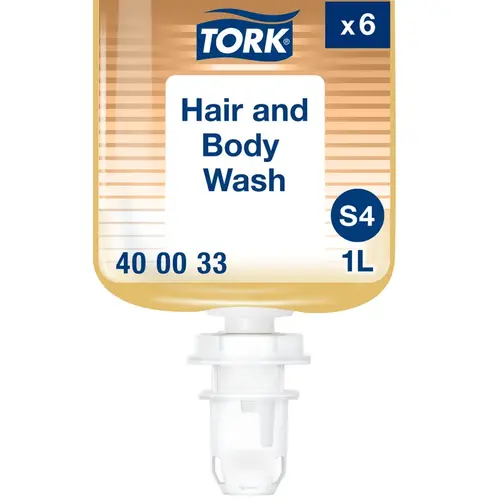 Tork Hair & Body Wash 1 L Perfume White Refill For S4 - pack of 6 Tork Hair & Body Wash 1 L Perfume White Refill For S4 - pack of 6