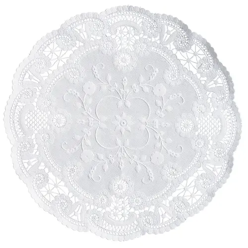Doily 5 IN Paper French Lace Round - pack of 1000 Doily 5 IN Paper French Lace Round - pack of 1000