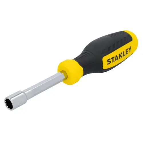 STANLEY Nut Driver, 10 mm Drive, 8 in OAL, Comfort Grip Handle STANLEY Nut Driver, 10 mm Drive, 8 in OAL, Comfort Grip Handle